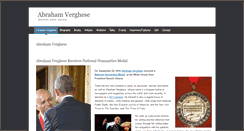 Desktop Screenshot of abrahamverghese.com